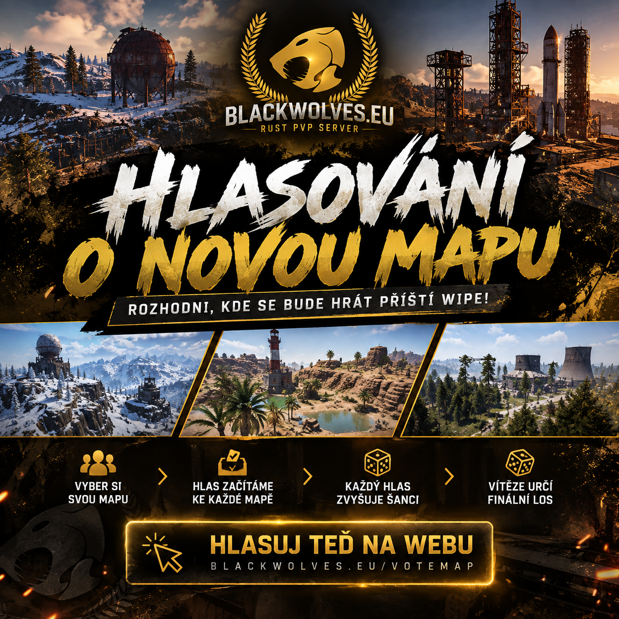 BlackWolves hlasování o novou mapu